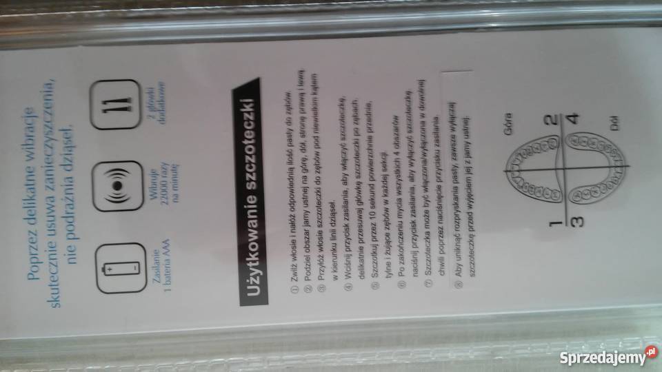 NOWA Szczoteczka soniczna2 główki zapasowe Białystok sprzedam