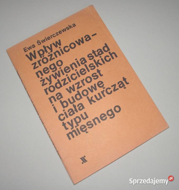R Świerczewska Wpływ żywienia stad na wzrost mazowieckie Warszawa