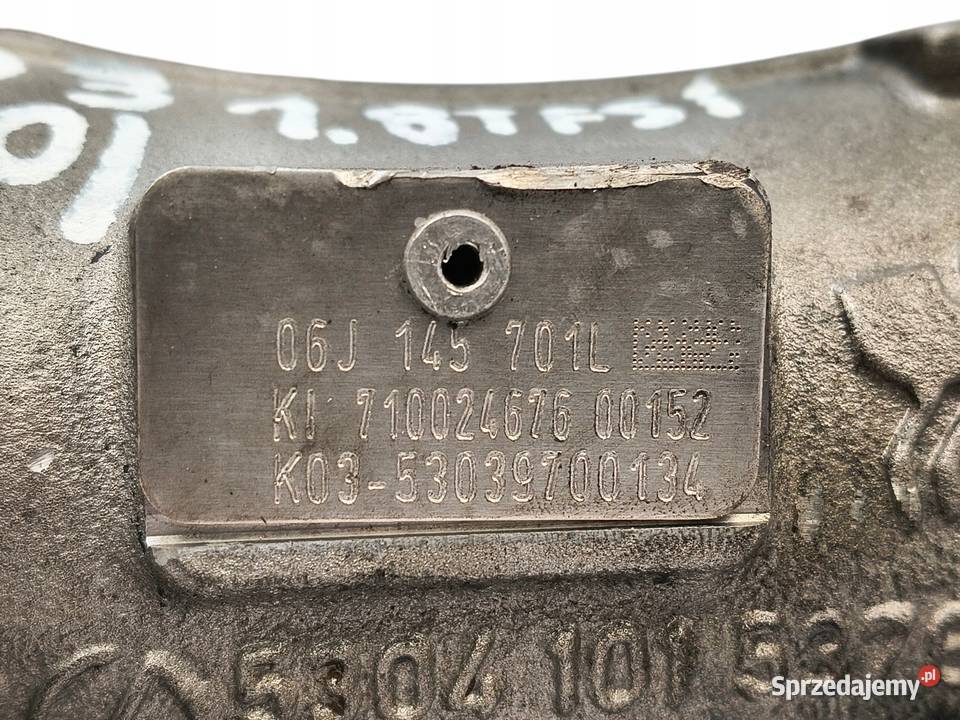 TURBOSPRĘŻARKA Audi A3 8P 18 TFSI 06J145701L Chełm