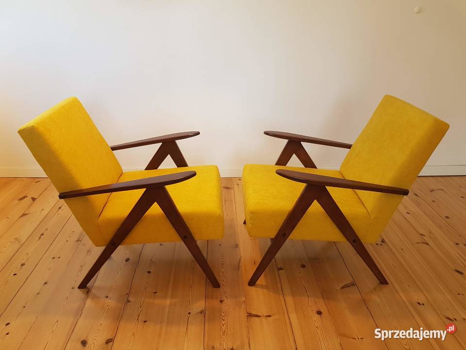 Fotel PRL B 310 VAR lata 70 vintage loft nie Szczecin