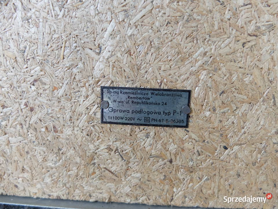 Lampa stojąca z lat 60tych produkcja Warszawa wielkopolskie sprzedam