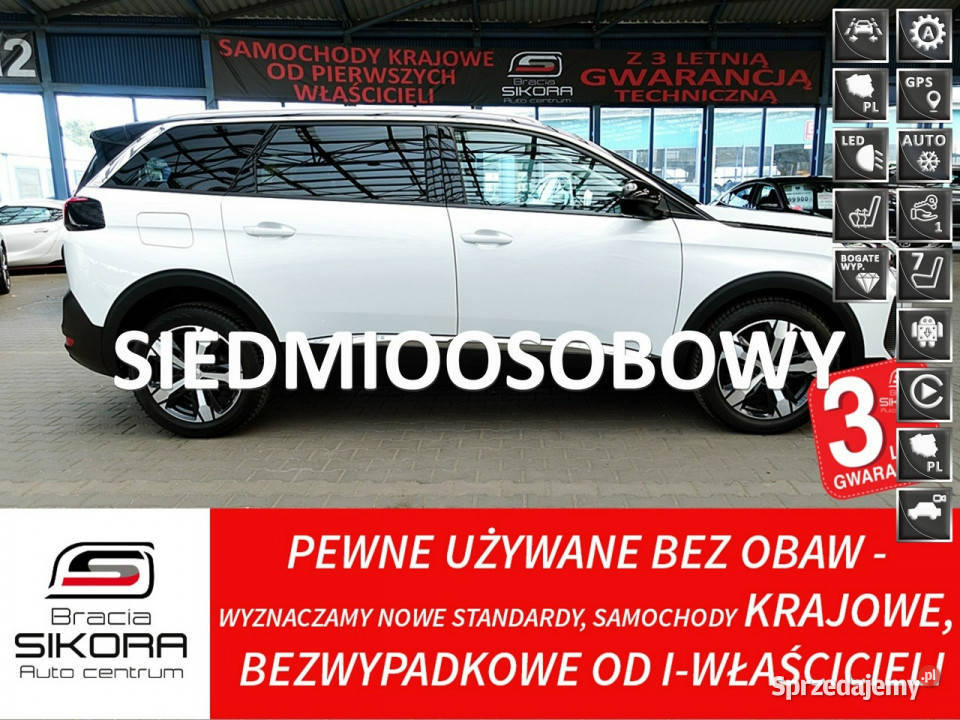 Peugeot 5008 20HDi 177 7osób ALLURE biały Mysłowice