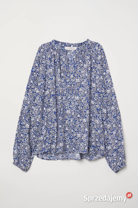 Bluzka HM LOGG 42 boho cottagecore floral kwiaty Szczecin