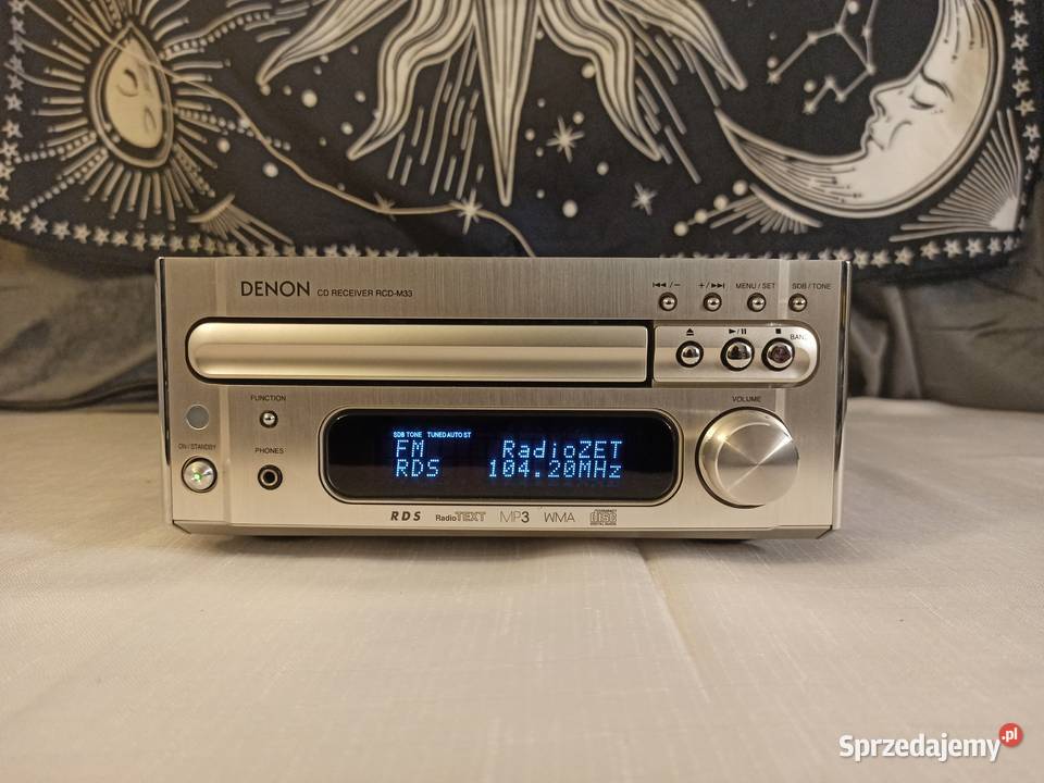 Miniwieża z CD DENON RCDM33 amplituner Kamienna Góra