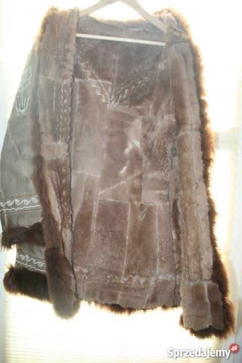 Kożuch naturalny kobiecy młodzieżowy mazowieckie Warszawa sprzedam