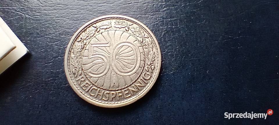 Stare monety 50 fenig 1928 A Niemcy Lesko sprzedam