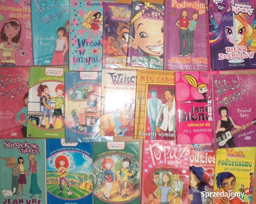 33 szt-komiksy, książki, poradniki dla nastolatek, Witch