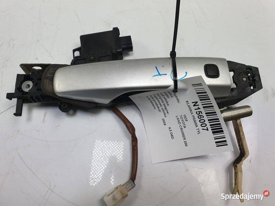 KLAMKA PRAWA TYŁ TOYOTA LAND CRUISER 200 Lipno