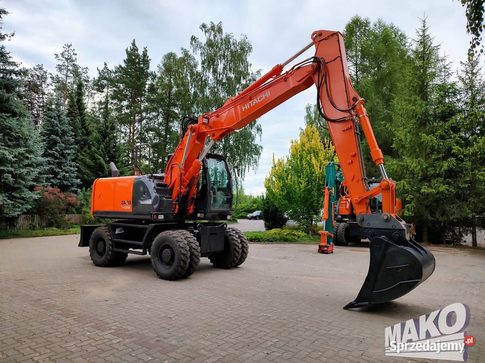 Koparka kołowa Hitachi ZX140W5B 2016r 11 200 mtg Ostrowiec Świętokrzyski sprzedam