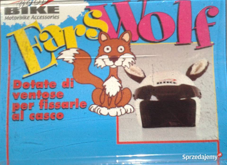 USZY WILKA NA PRZYSSAWKI na kask słuchawki TV 2 Pozostałe Dla Dziecka