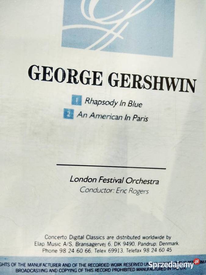 London Festival Orkiestra Gershwin unikaty Warszawa