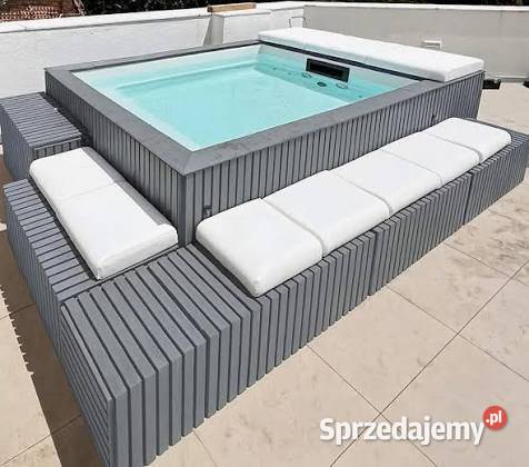 Basen kompletny mini z 4 dyszami kompaktowy LED wielkopolskie Środa Wielkopolska