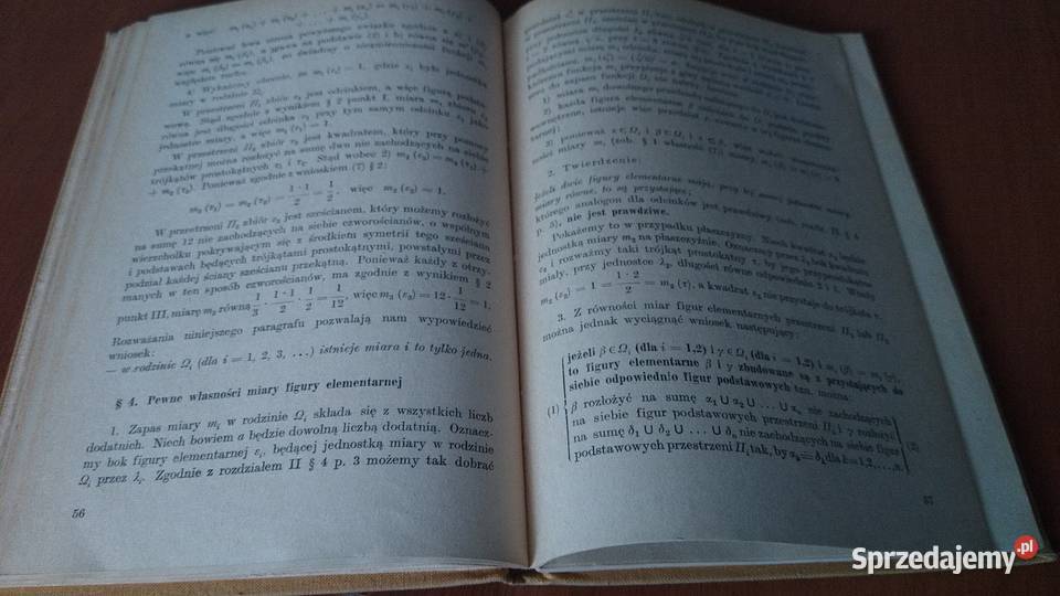 O mierzeniu w matematyce Zenon Moszner Rok wydania 1961 Gdańsk