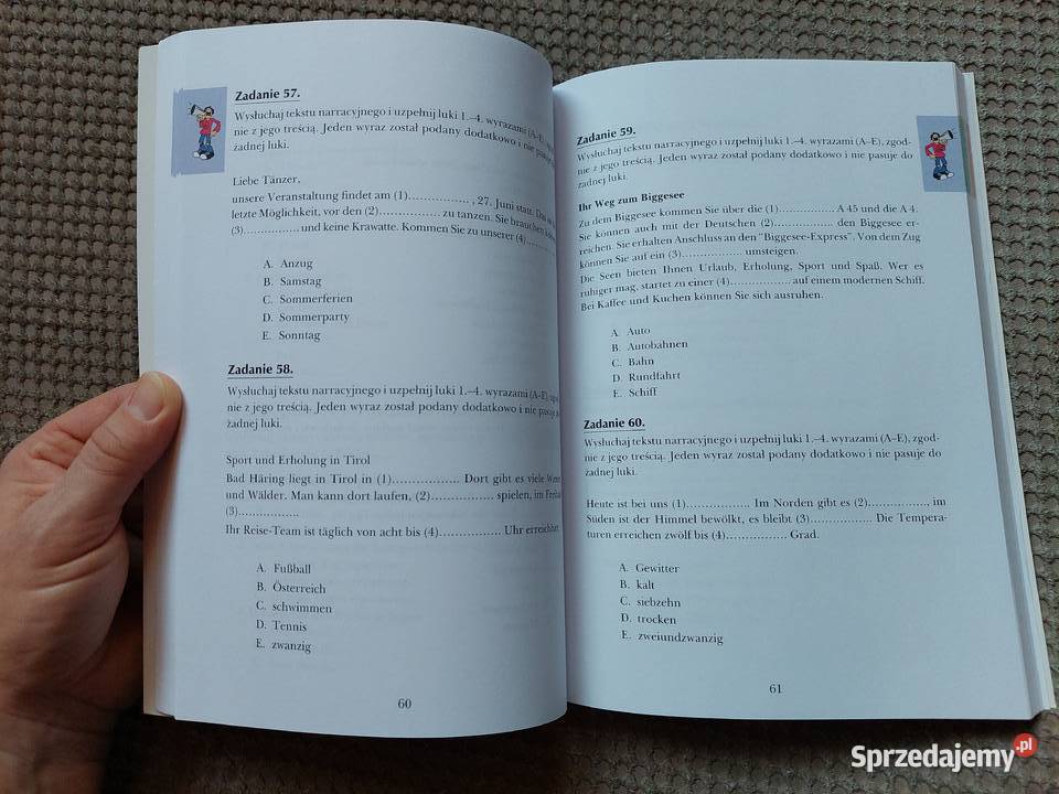 książka z zadaniamipłyta CDaneks Język niemiecki Kraków