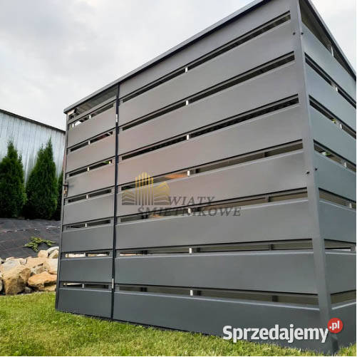 Wiata śmietnikowa 25x1m antracyt Schowek zachodniopomorskie