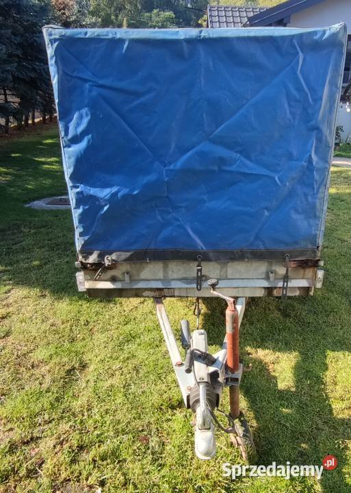 Przyczepka samochodowa z plandeką 750 Łask sprzedam
