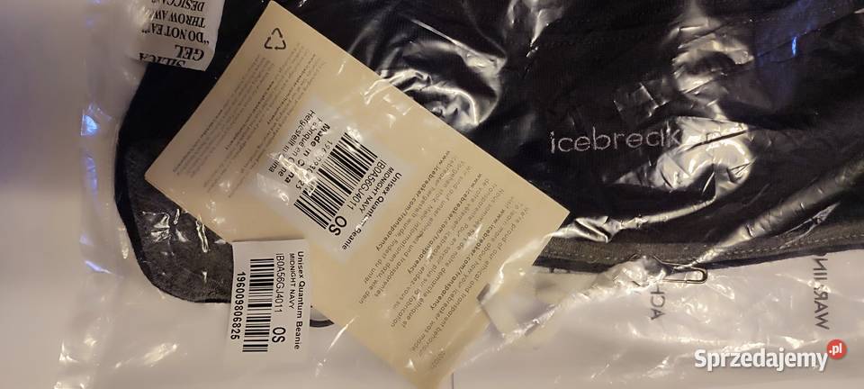 Icebreaker unisex quantum beanie midnight navy Lubraniec
