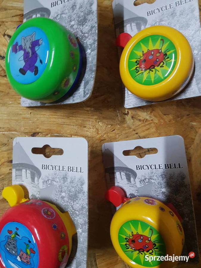 Dzwonek plastal dziecięcy naklejka różne kolory wielkopolskie Głogowa