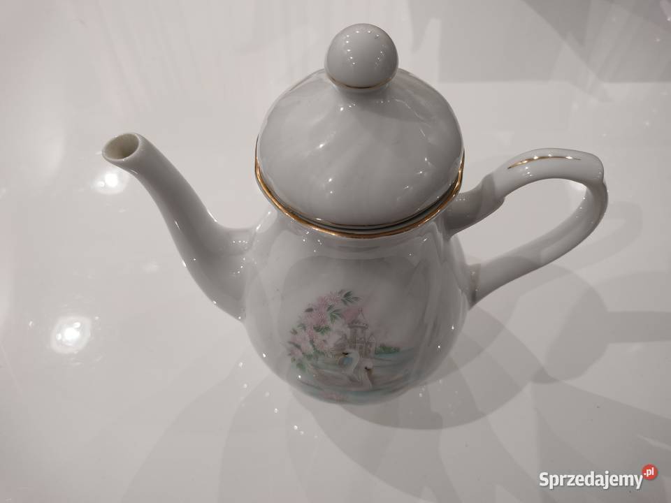 Sprzedam stary porcelanowy dzbanek Silesie PRL Porcelana i szkło łódzkie sprzedam