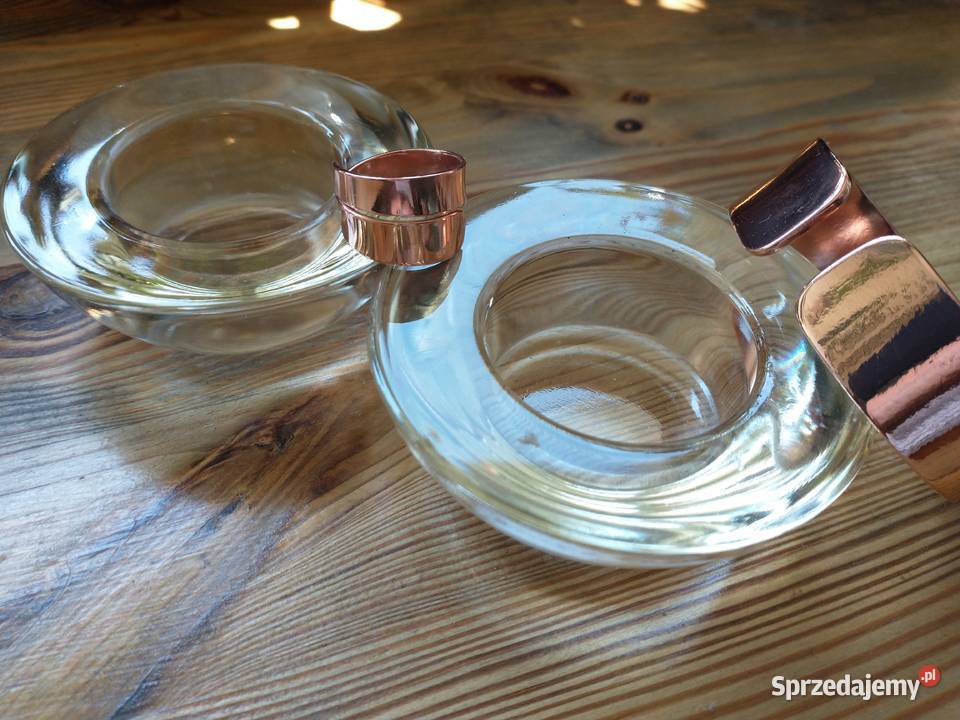 Komplet bransoletka obrączka miedź rękodzieło