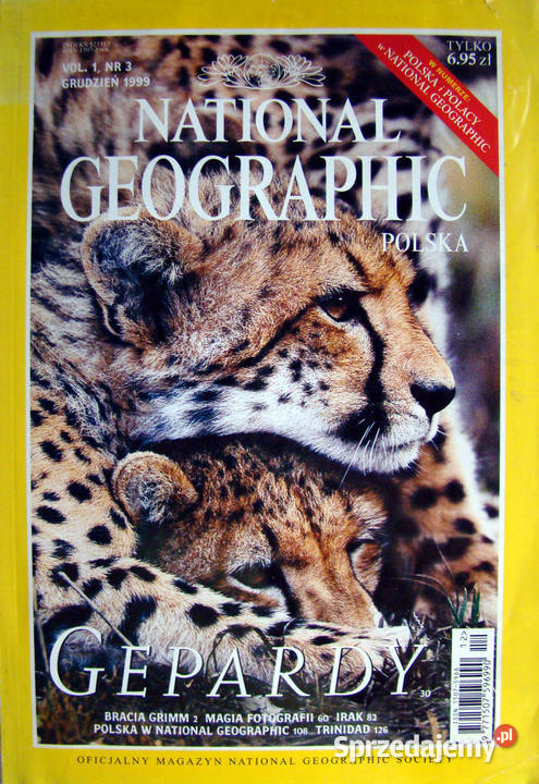 National Geographic Polska rocznik 1999 miękka Limanowa