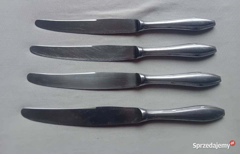 Zestaw 4 noży stołowych Hefra Stal nierdzewna wielkopolskie Koźminek