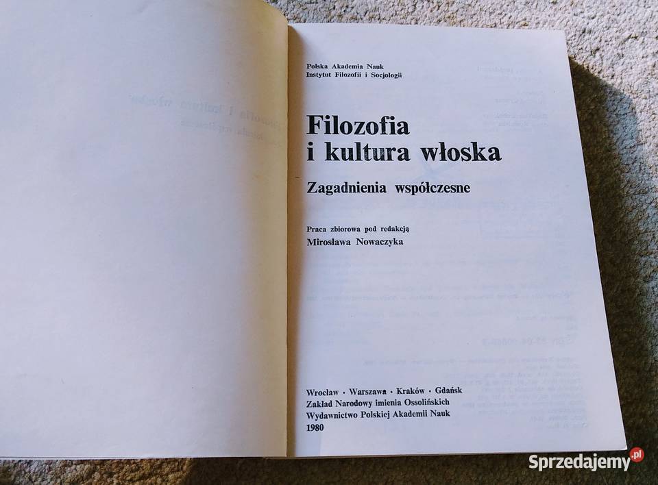 Filozofia i kultura włoska zagadnienia