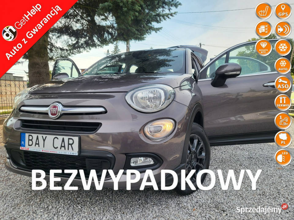 Fiat 500x 16 110 100 Bezwypadek 100 Przebieg 88 immobilizer łódzkie Pabianice