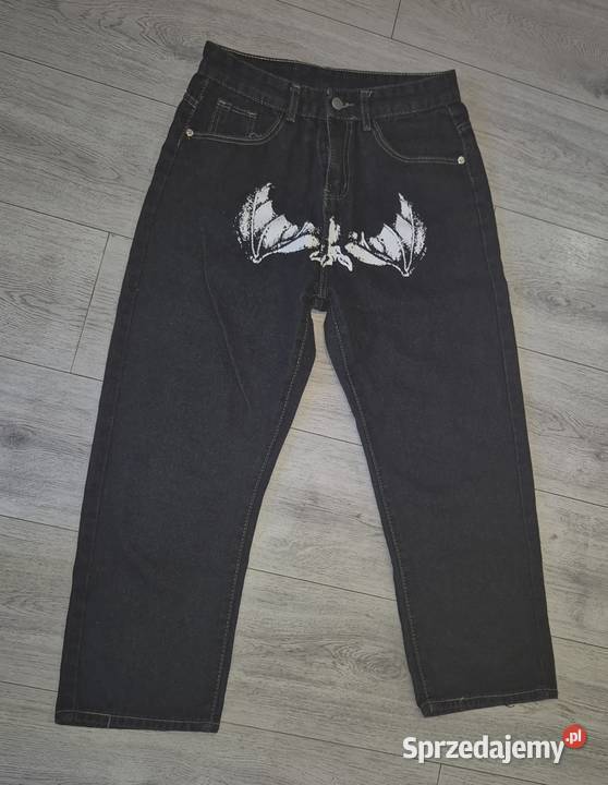 Spodnie jeansowe Baggy Y2K Streetwear M sprzedam