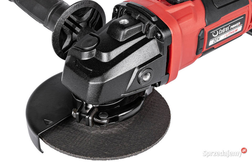 SZLIFIERKA KĄTOWA CEDRUS POWER AG125LiSET Zestaw
