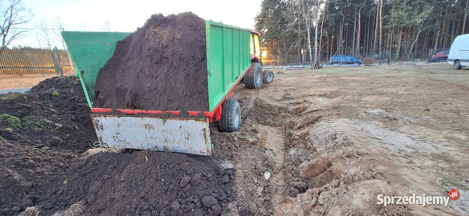 Przyczepa jednoosiowa masywna wywrotka Lubin