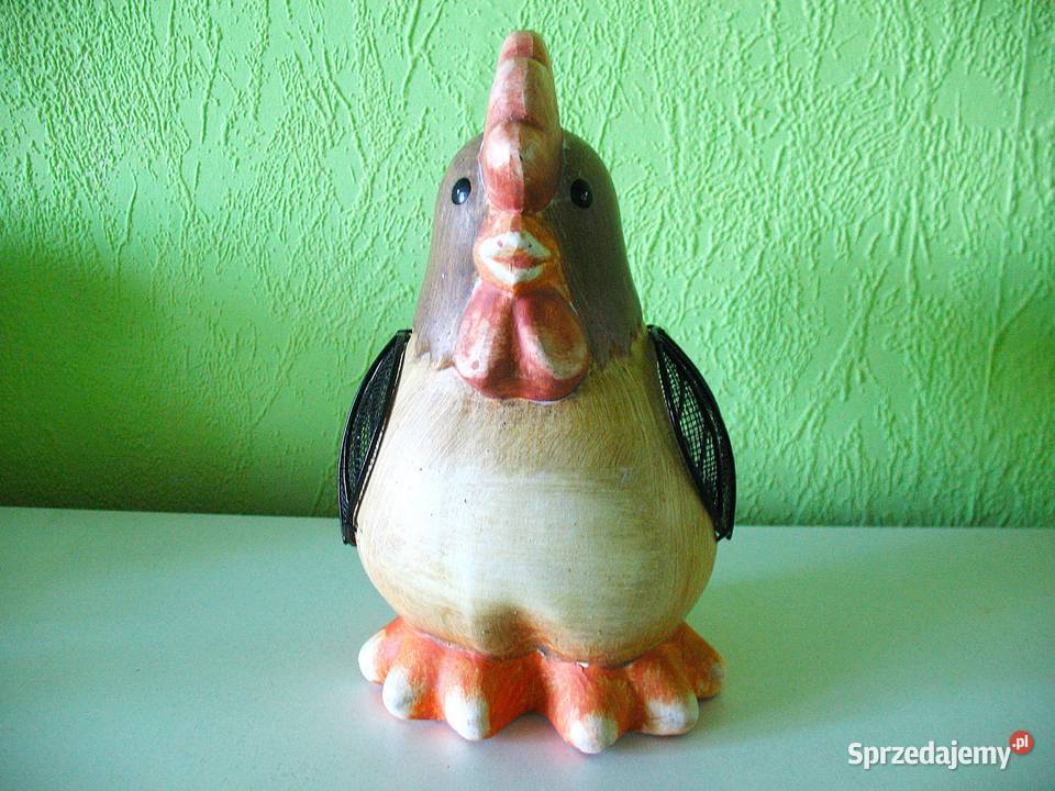 Kogut świecznik 21 x 16 x 12 Ręczne wykonanie