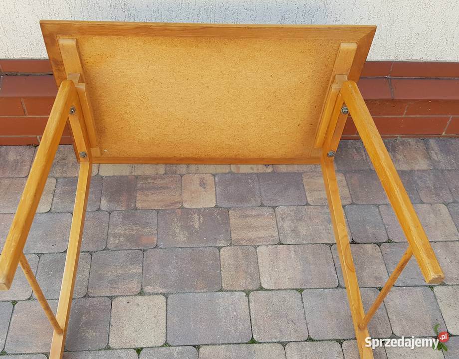Stolik polski Look lata 60 te malowany PRL Orneta