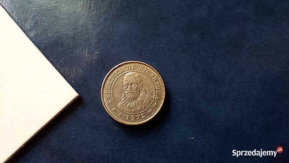 Stare monety 5 centawo 1972 Nikaragua podkarpackie Lesko