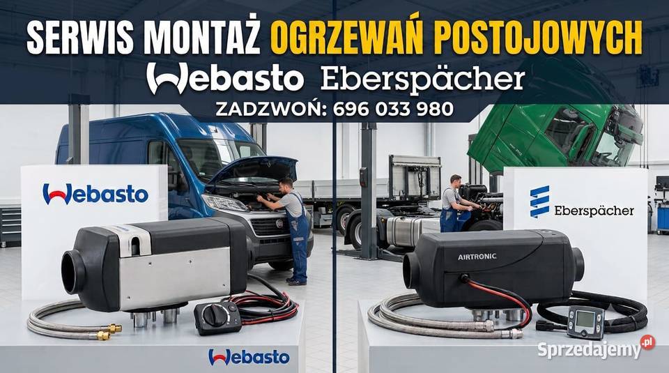 Montaż Webasto Eberspacher Serwis Części Naprawa Częstochowa