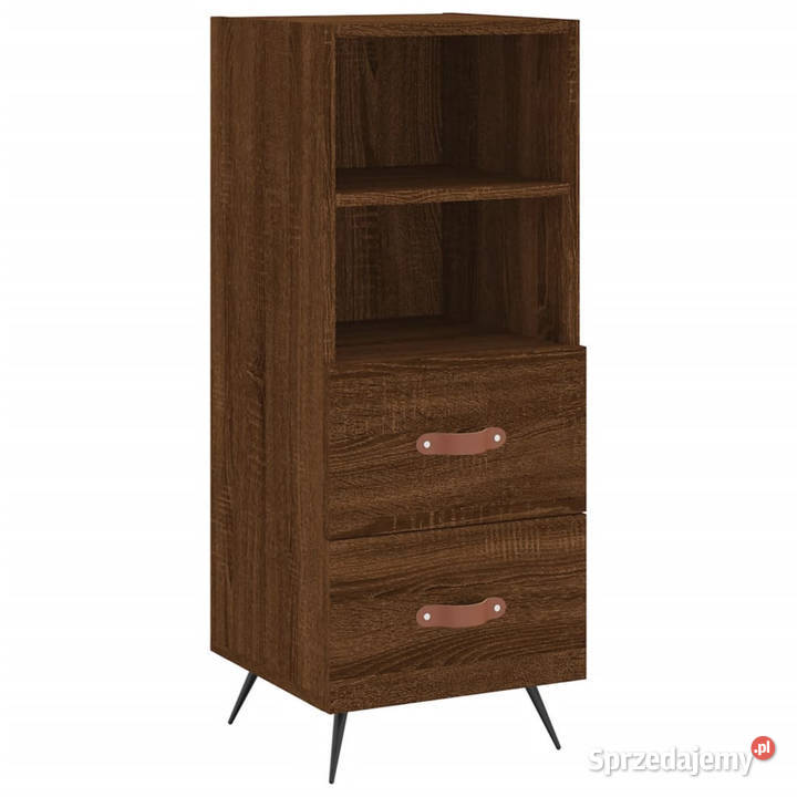 Szafka brązowy dąb 345x34x90 materiał