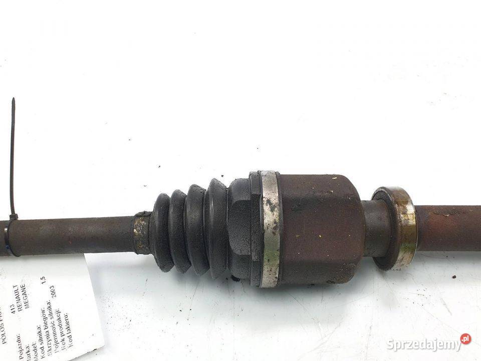 PÓŁOŚ PRAWA PRZÓD RENAULT MEGANE