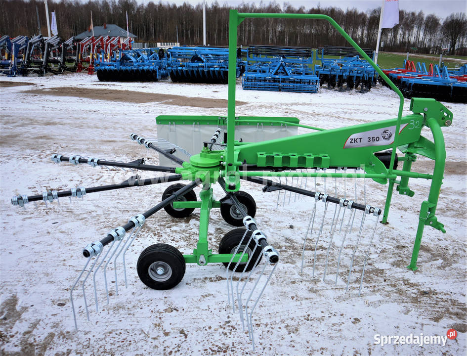 Zgrabiarka karuzelowa INTER TECH ZKT 350 420 nieuszkodzony Sztum