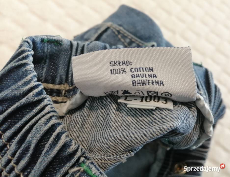 Spodnie dżinsowe niebieskie 4 98 LUSA Odzież Czeladź