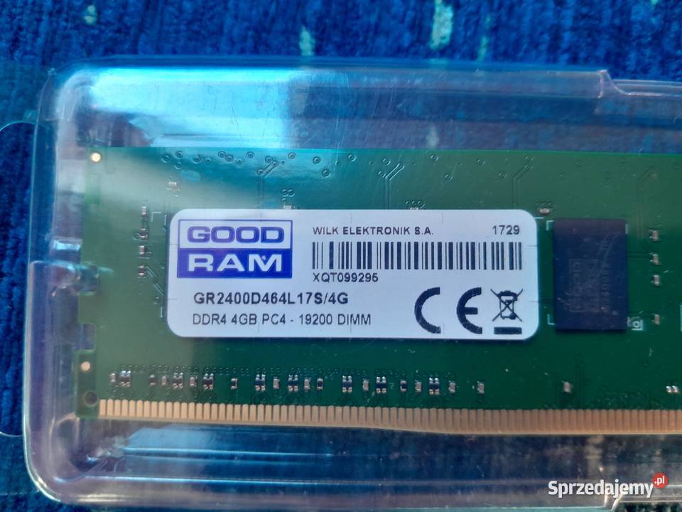 Pamięć RAM DDR4 Goodram 4 GB 2400MHz Wieliczka