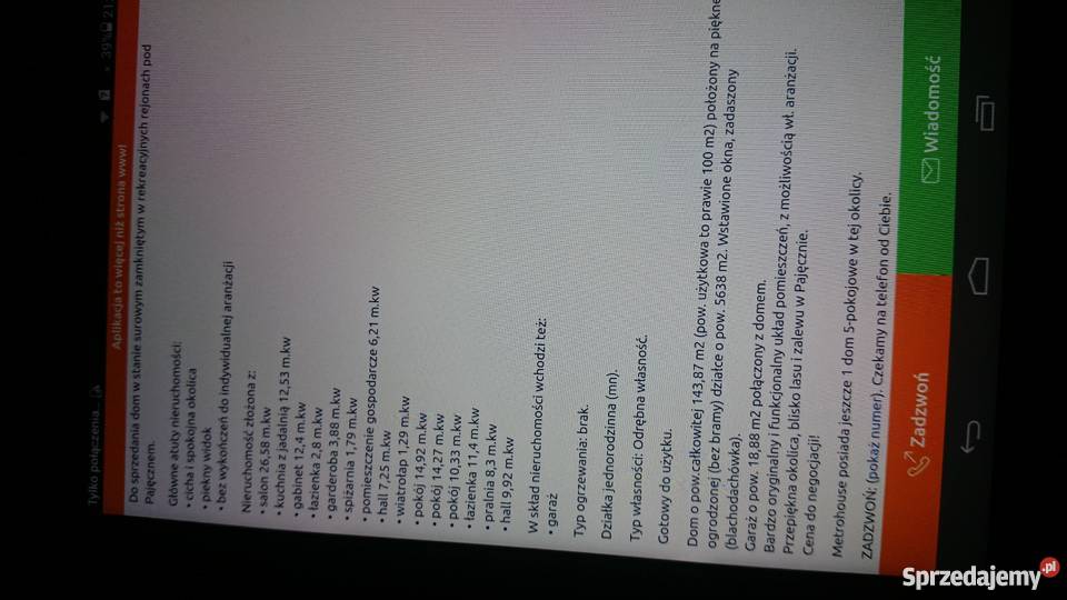 Spokojna okolica piękny dom na peryferiach łódzkie