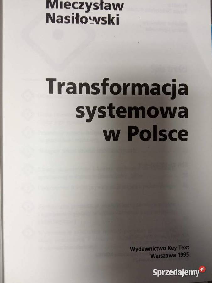Transformacja systemowa w Polsce Warszawa