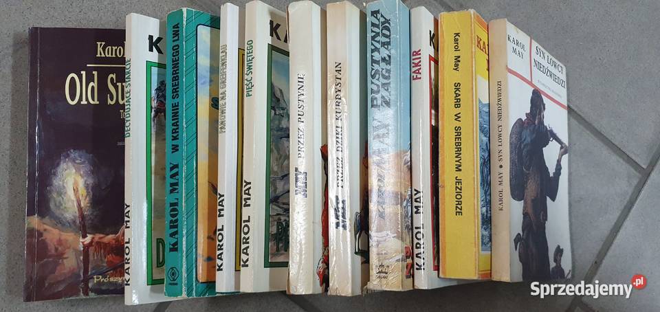 KAROL MAY Różne 10 sztukę Łódź