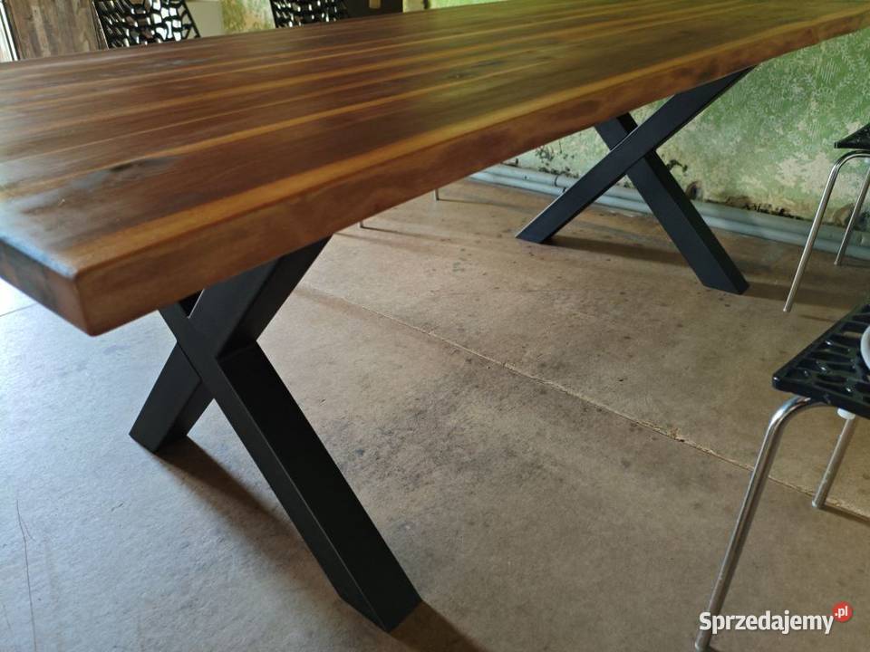Stół 220x110 z orzecha amerykańskigo olejowany Dobroń