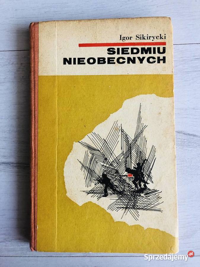 Książka Siedmiu nieobecnych Igor Sikirycki twarda Łódź