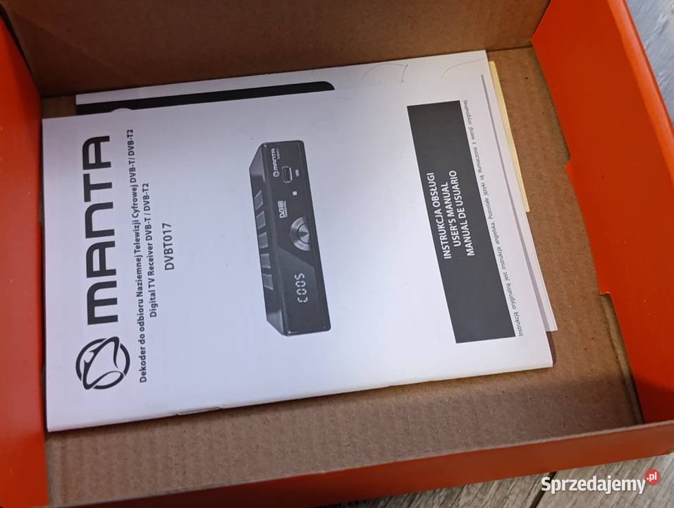 dekoder naziemnej telewizji cyfrowej Manta Poznań