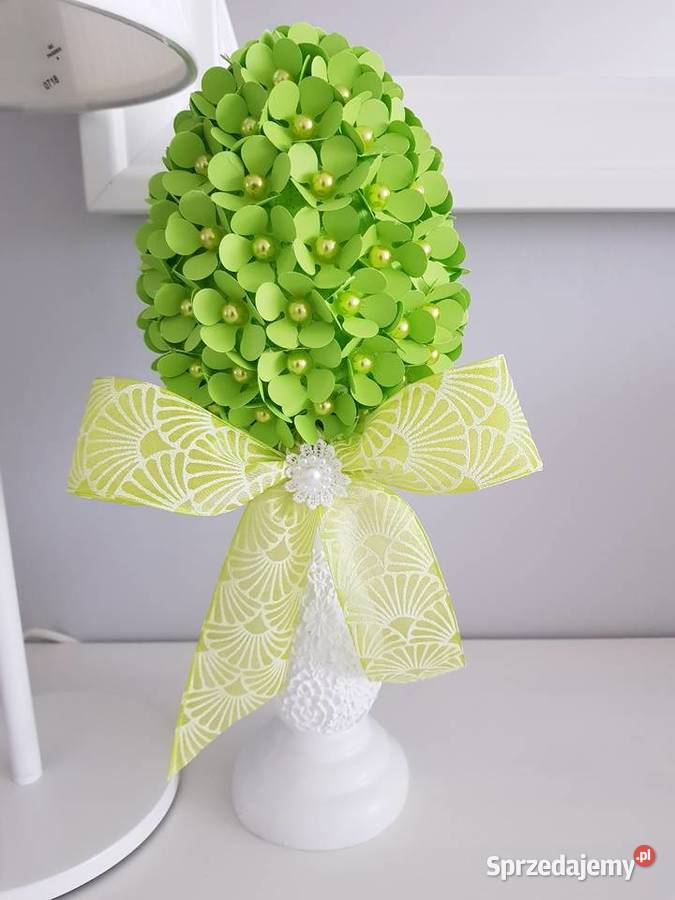 Jajko wielkanocne zielone handmade śląskie Siemianowice Śląskie