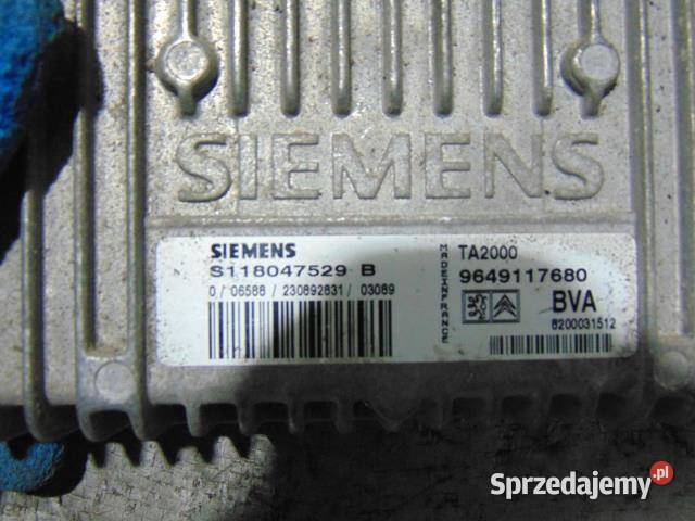KOMPUTER SILNIKA AUTOMAT 307 20 9649117680 osobowe wielkopolskie