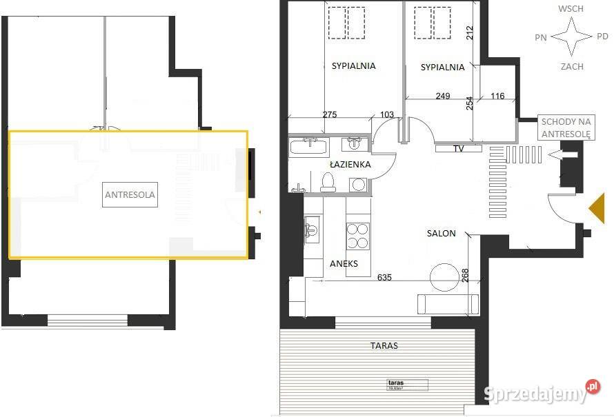 3 pokoje plus antresola winda garaż Osielsko