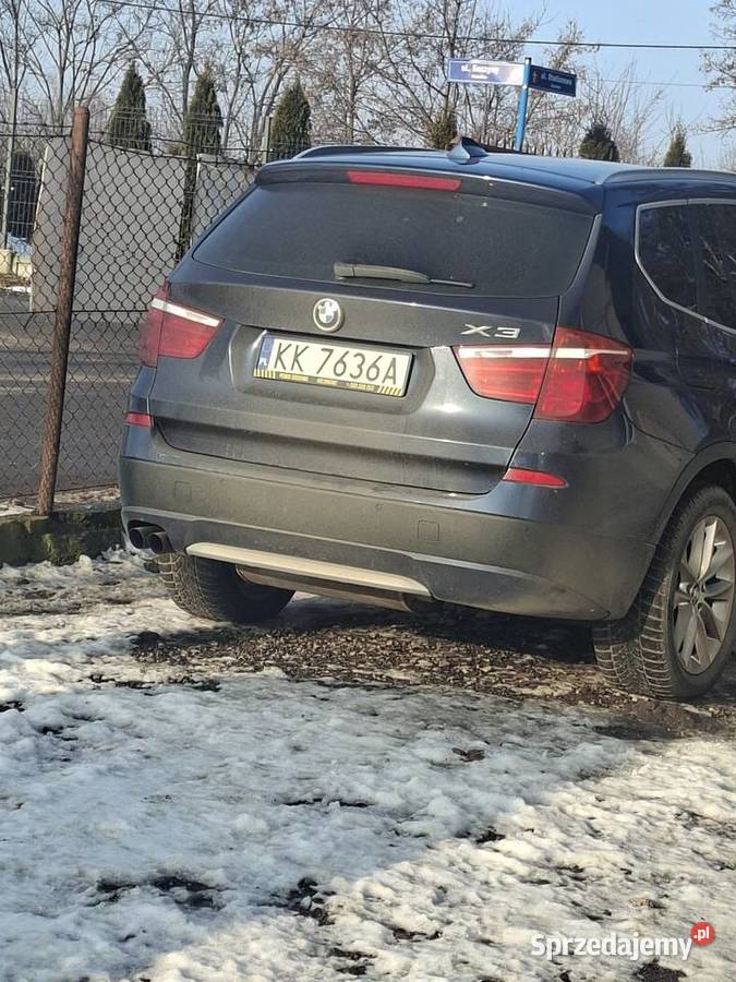 Bmw X3 F25 30D nieuszkodzony Kraków